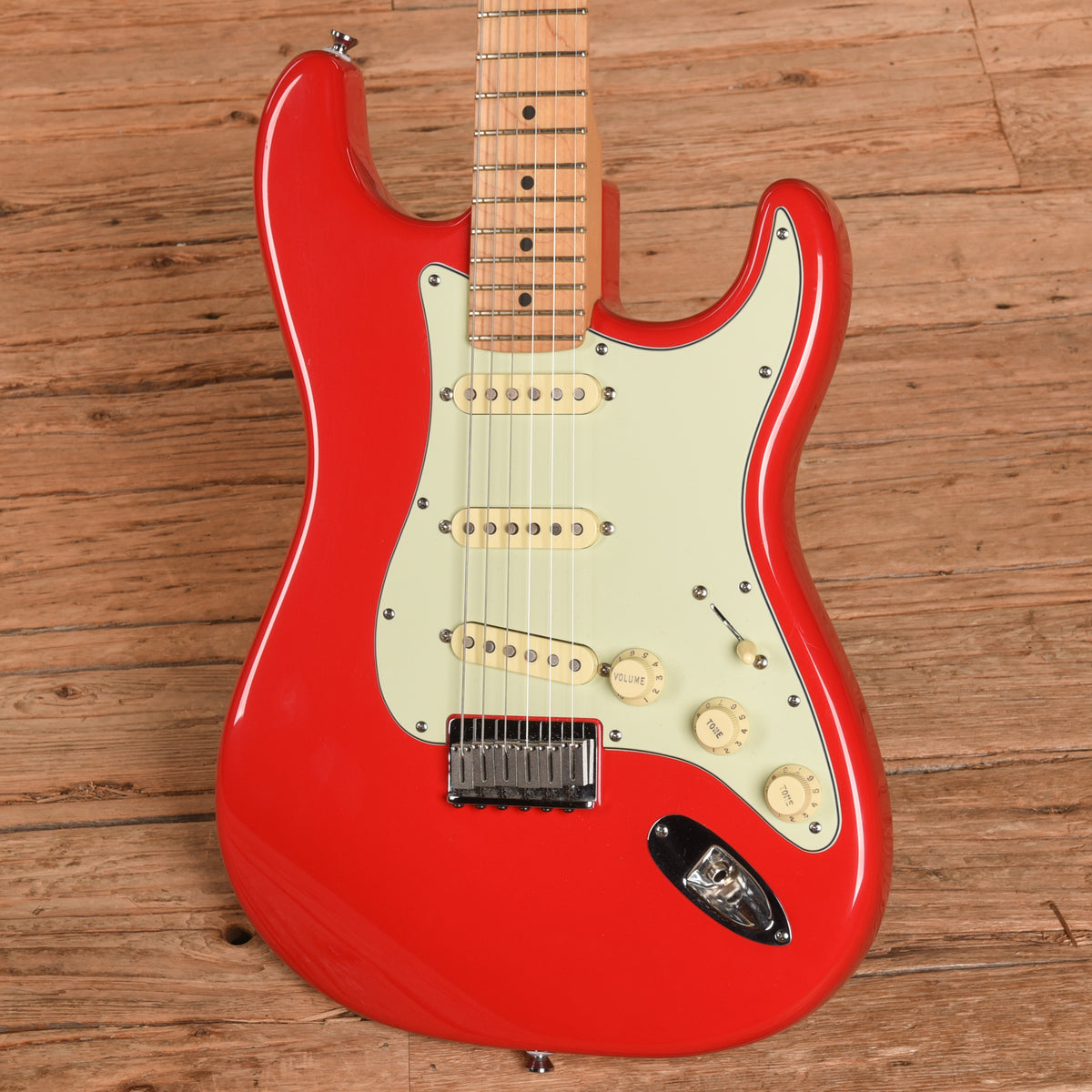 Fender American Series Stratocaster Hardtail Hot Rod Red 2001 Electric Guitars / Solid Body