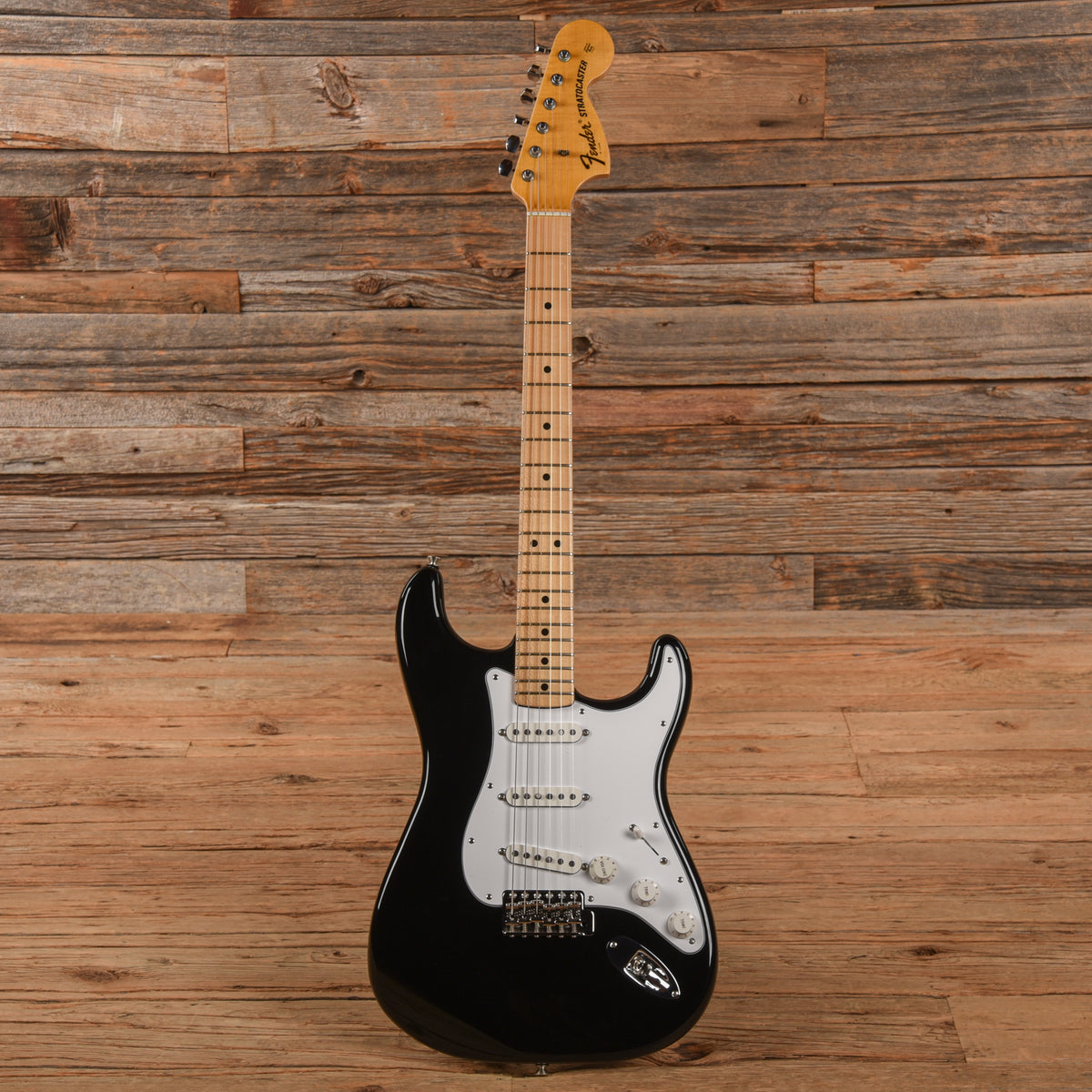 Fender American Special Stratocaster w/ Custom Shop Neck Black Electric Guitars / Solid Body