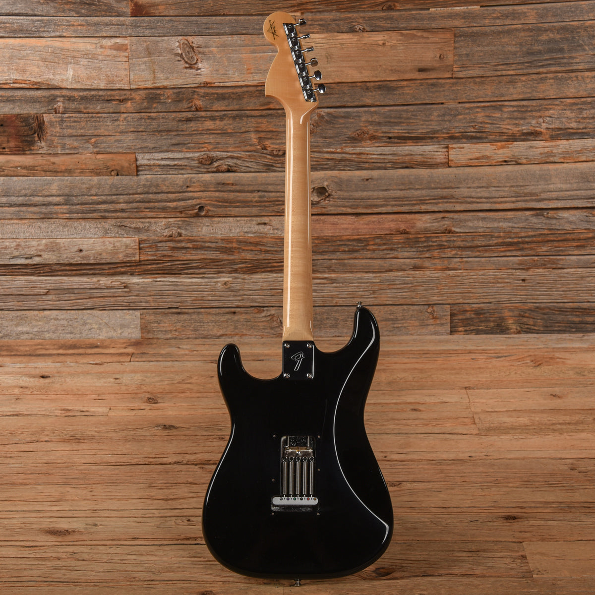 Fender American Special Stratocaster w/ Custom Shop Neck Black Electric Guitars / Solid Body