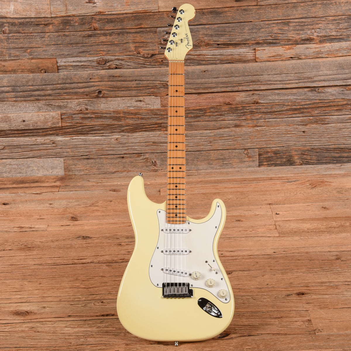 Fender American Standard Stratocaster Olympic White 1996 Electric Guitars / Solid Body