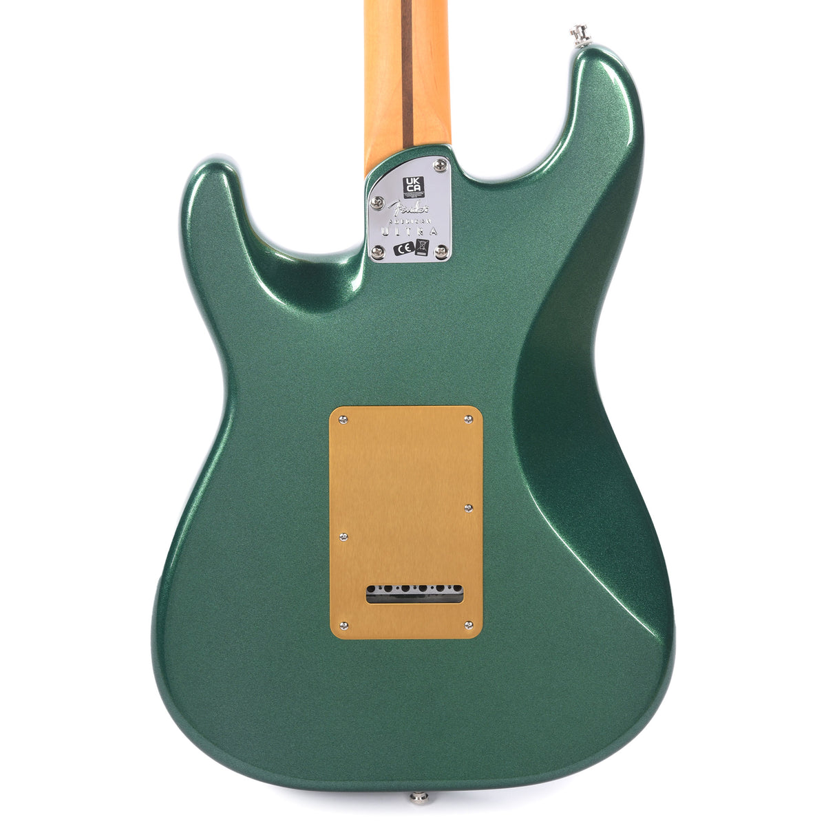 Fender American Ultra Stratocaster Mystic Pine & Anodized Gold Pickguard Electric Guitars / Solid Body