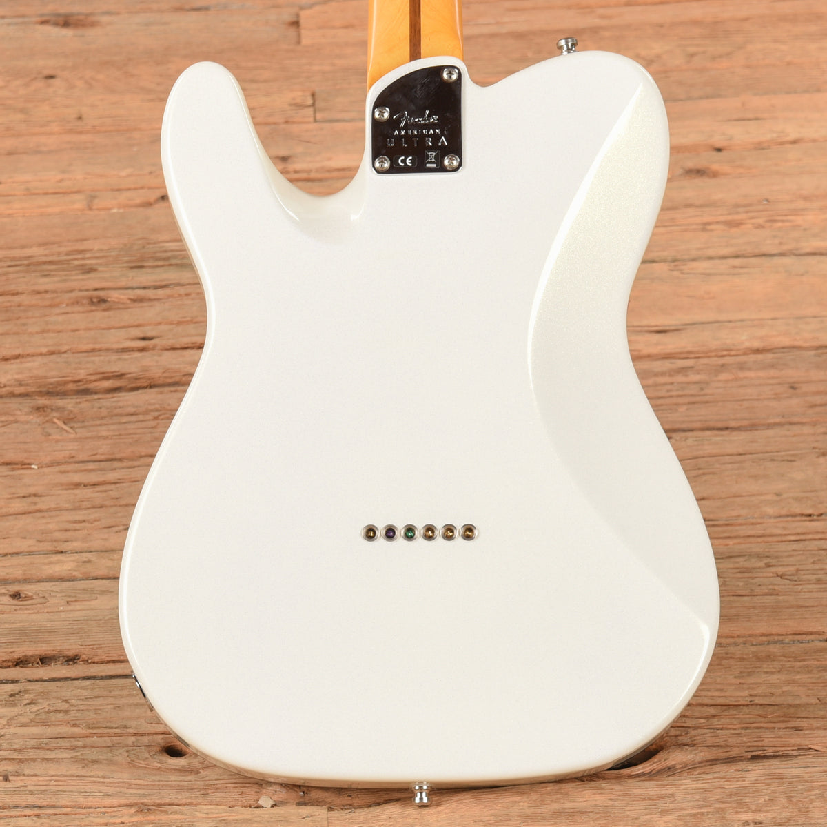 Fender American Ultra Telecaster Arctic Pearl 2022 Electric Guitars / Solid Body