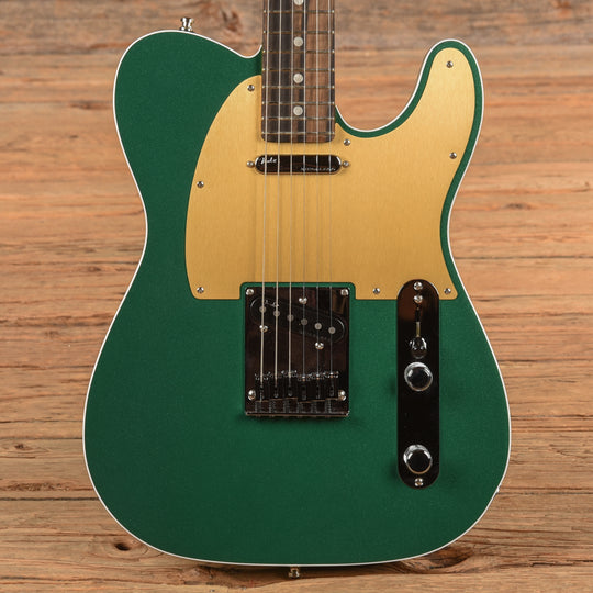 Fender American Ultra Telecaster Mystic Pine w/Ebony Fingerboard & Anodized Gold Pickguard Electric Guitars / Solid Body