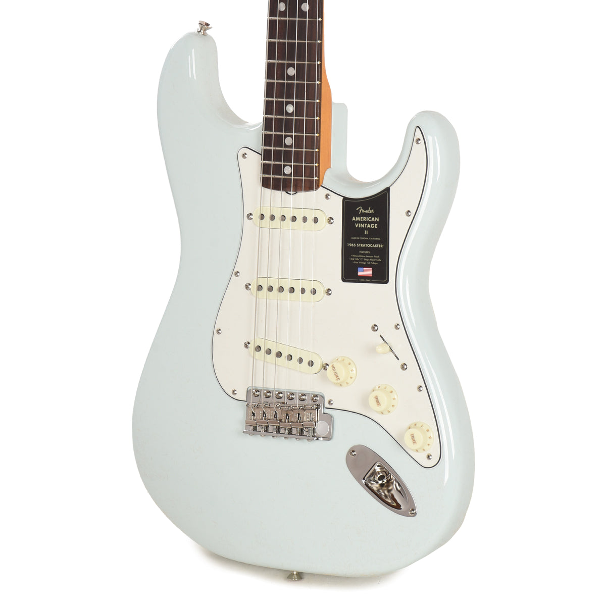 Fender American Vintage II 1965 Stratocaster Sonic Blue Electric Guitars / Solid Body