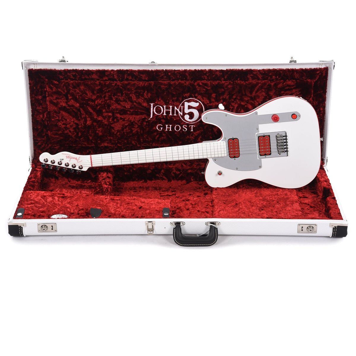 Fender Artist John 5 Ghost Telecaster Arctic White Electric Guitars / Solid Body