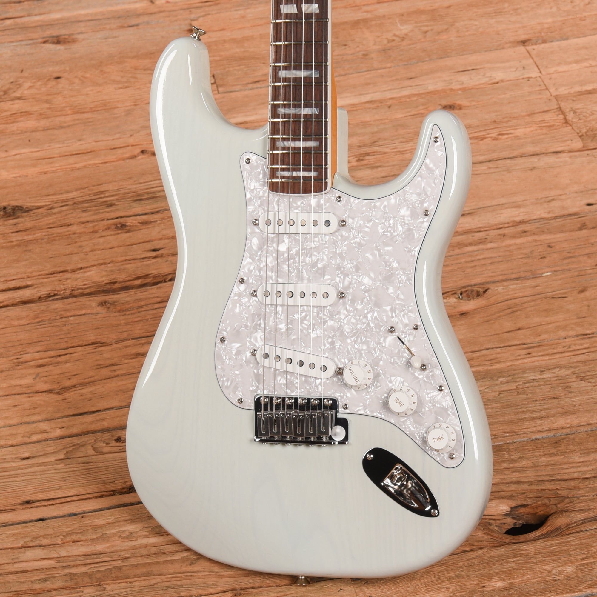 Fender Artist Kenny Wayne Shepherd Stratocaster Transparent Faded Sonic Blue Electric Guitars / Solid Body