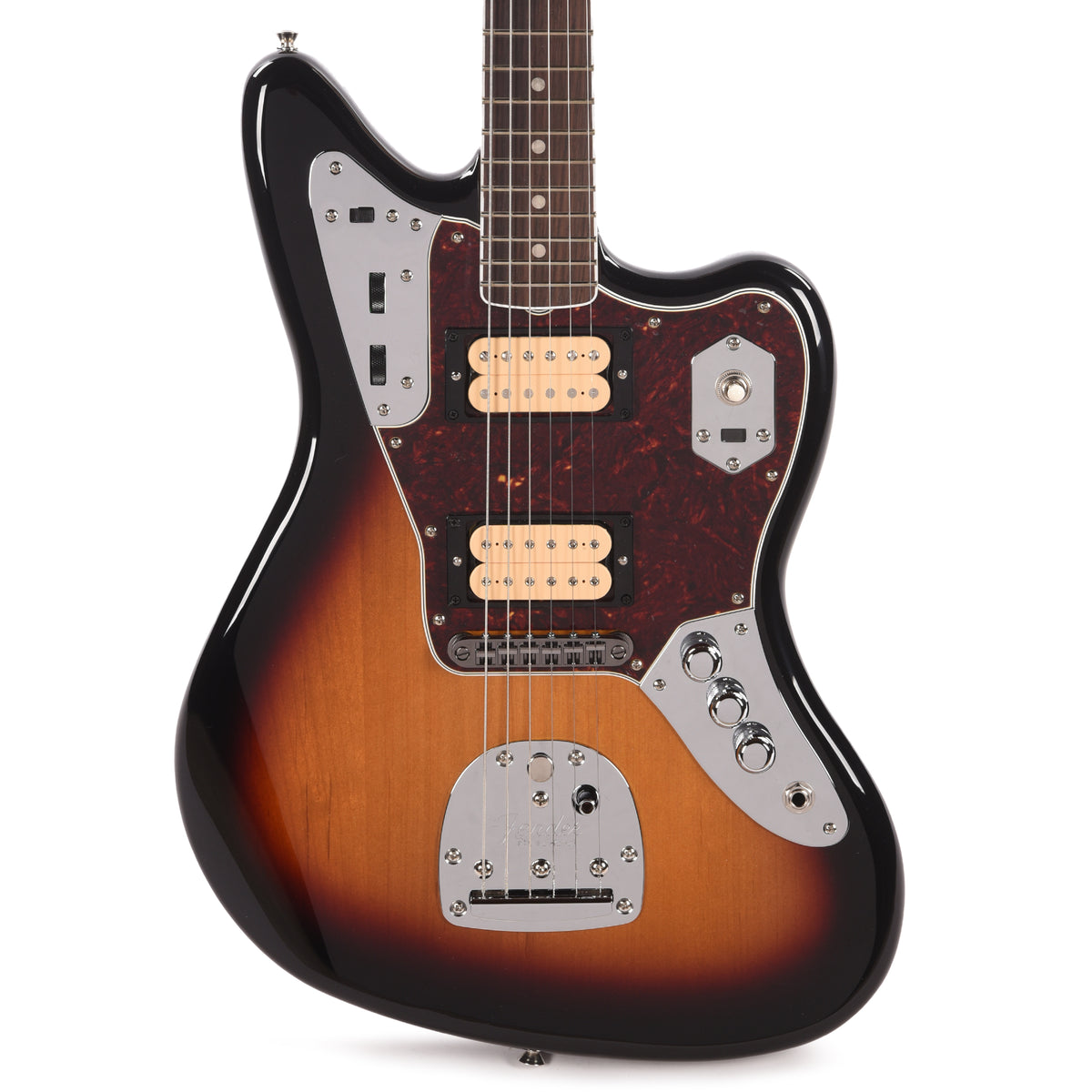 Fender Artist Kurt Cobain Jaguar 3-Color Sunburst Electric Guitars / Solid Body