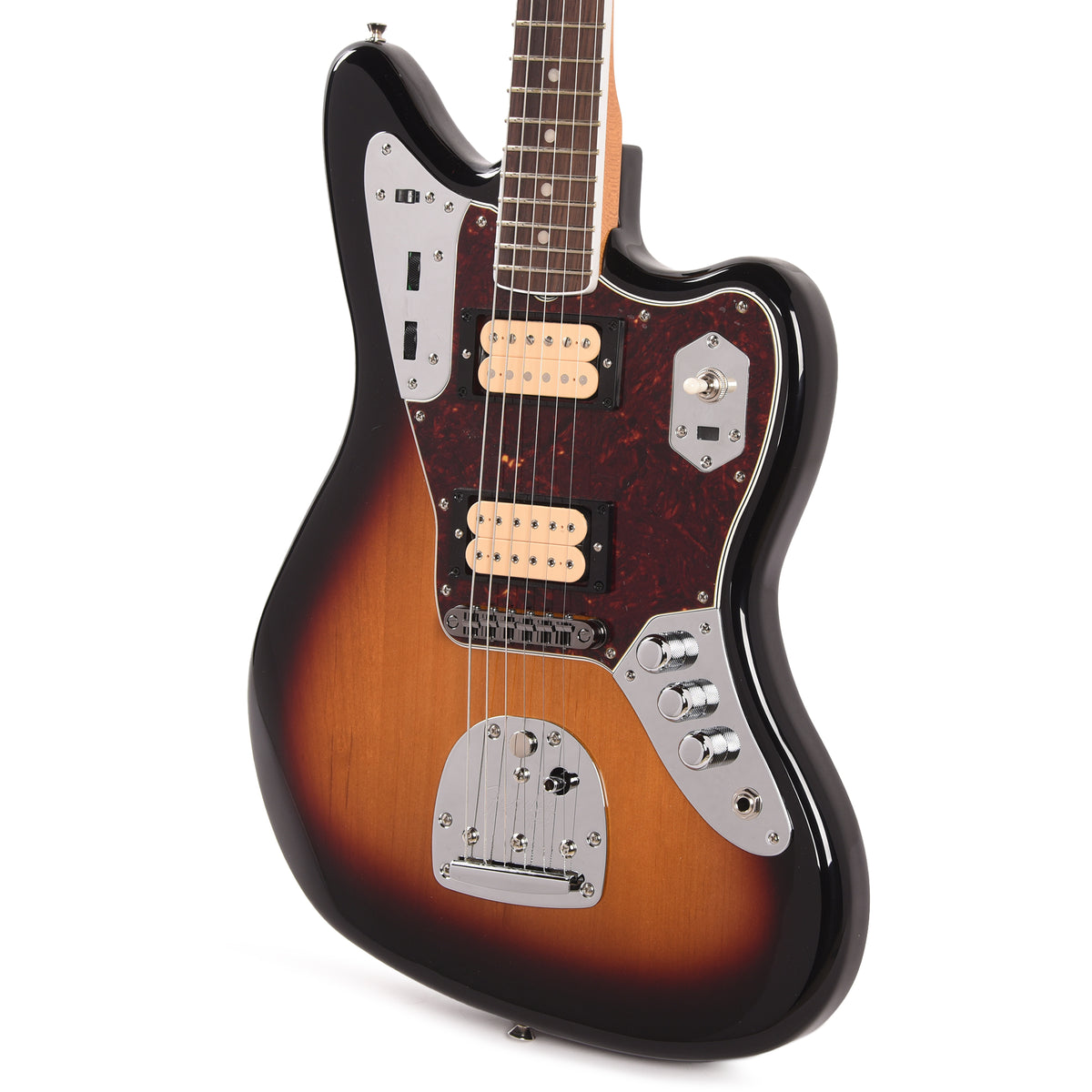 Fender Artist Kurt Cobain Jaguar 3-Color Sunburst Electric Guitars / Solid Body