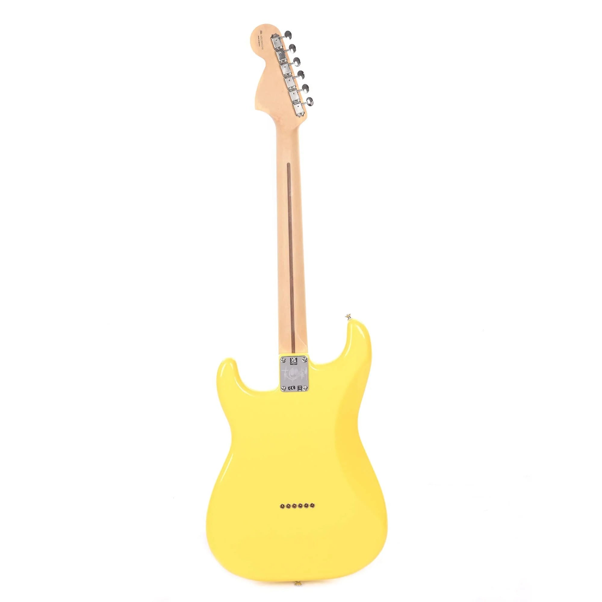 Fender Artist Limited Edition Tom DeLonge Stratocaster Graffiti Yellow Electric Guitars / Solid Body