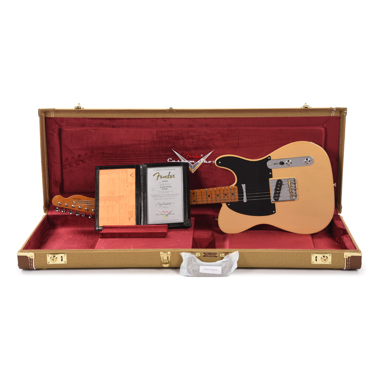 Fender Custom Shop 1952 Telecaster "Chicago Special" NOS Dirty Nocaster Blonde w/Roasted Neck Electric Guitars / Solid Body