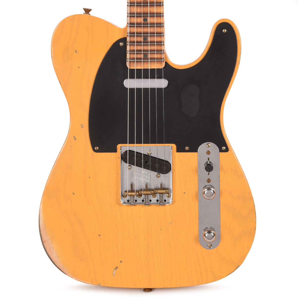 Fender Custom Shop 1952 Telecaster "Chicago Special" Relic Aged Butterscotch Blonde Electric Guitars / Solid Body