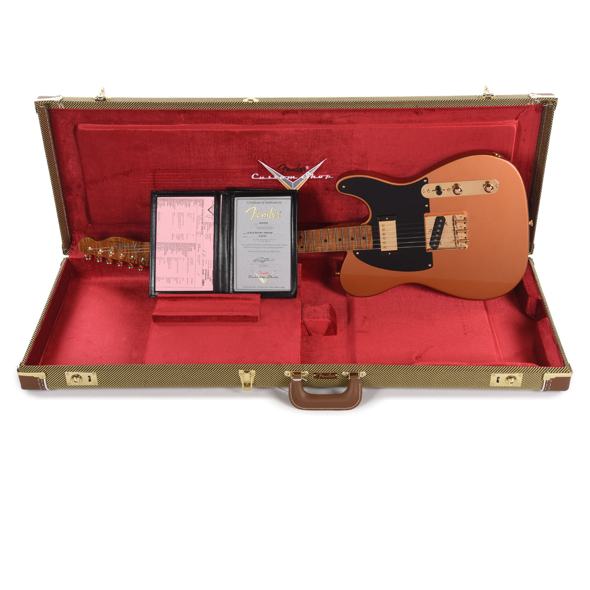 Fender Custom Shop 1952 Telecaster HS "Chicago Special" NOS Burnt Copper Electric Guitars / Solid Body