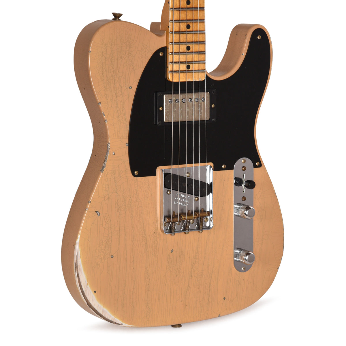 Fender Custom Shop 1952 Telecaster HS "Chicago Special" Relic Dirty Nocaster Blonde w/Duncan Antiquity Electric Guitars / Solid Body