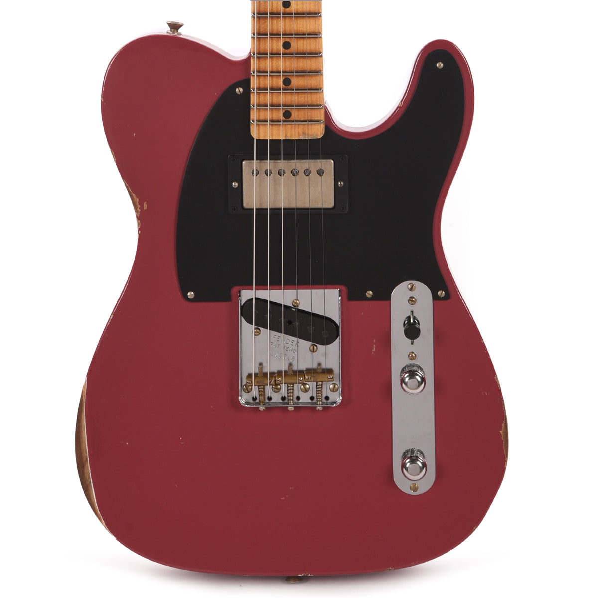Fender Custom Shop 1952 Telecaster HS "Chicago Special" Relic Faded Cimarron Red Electric Guitars / Solid Body