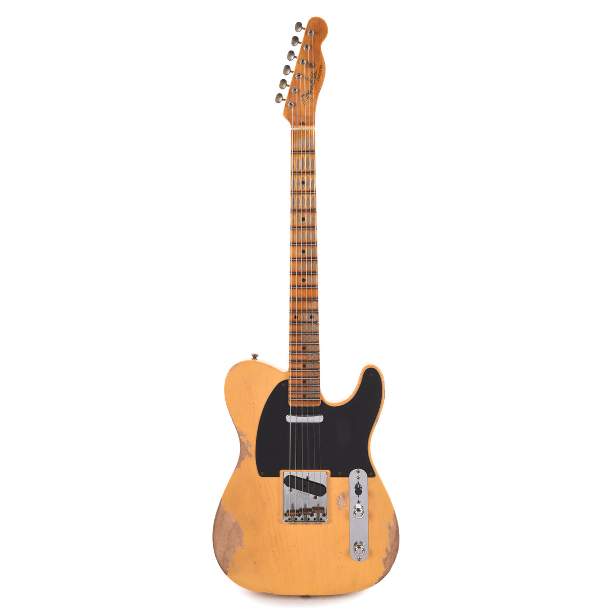 Fender Custom Shop 1954 Telecaster Heavy Relic Faded Aged Nocaster Blonde Electric Guitars / Solid Body