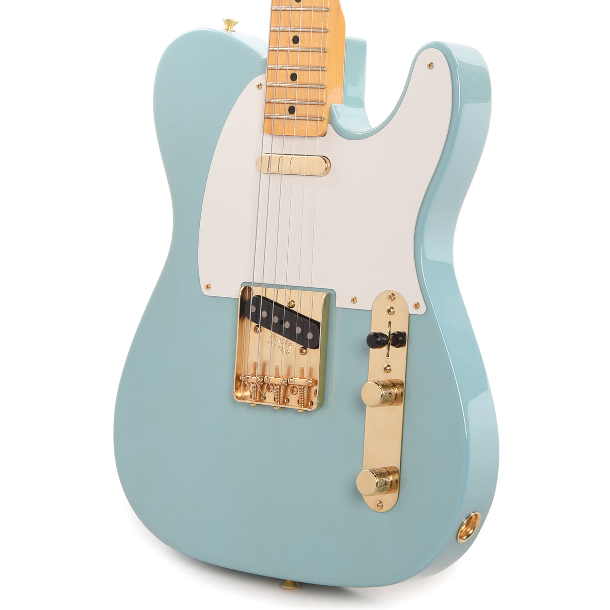 Fender Custom Shop 1955 Telecaster "Chicago Special" Time Capsule Super Aged Daphne Blue w/Gold Hardware Electric Guitars / Solid Body