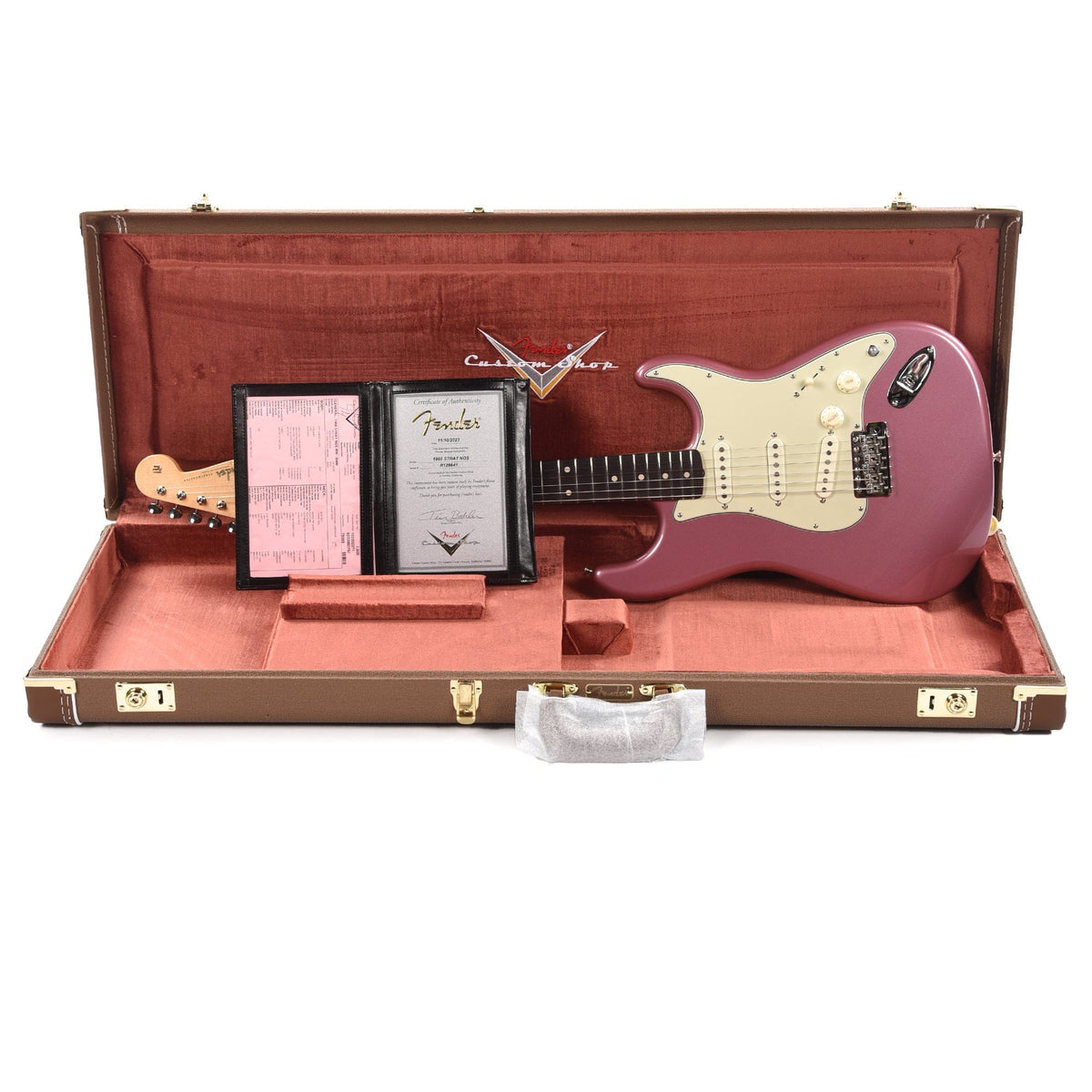 Fender Custom Shop 1960 Stratocaster "Chicago Special" NOS Burgundy Mist Metallic Electric Guitars / Solid Body