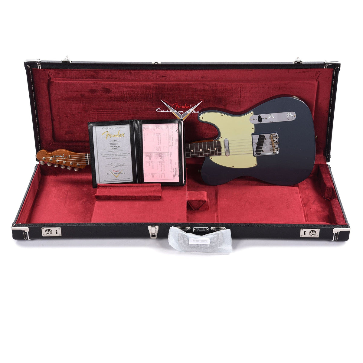 Fender Custom Shop 1961 Telecaster "Chicago Special" Journeyman Dark Lake Placid Blue w/Roasted Neck Electric Guitars / Solid Body