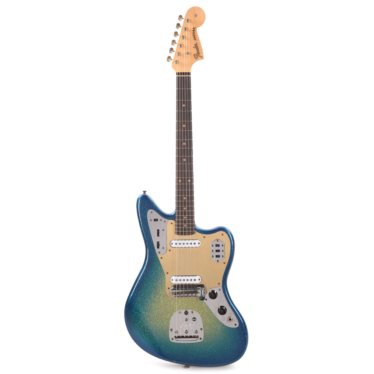 Fender Custom Shop 1962 Jaguar Journeyman Relic Aged Surf Burst Sparkle Electric Guitars / Solid Body