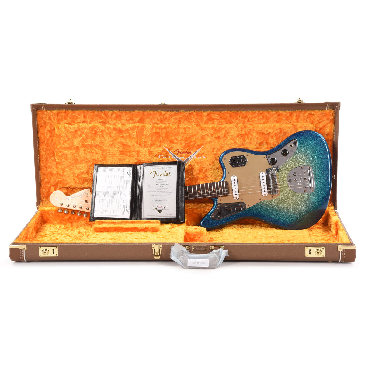 Fender Custom Shop 1962 Jaguar Journeyman Relic Aged Surf Burst Sparkle Electric Guitars / Solid Body