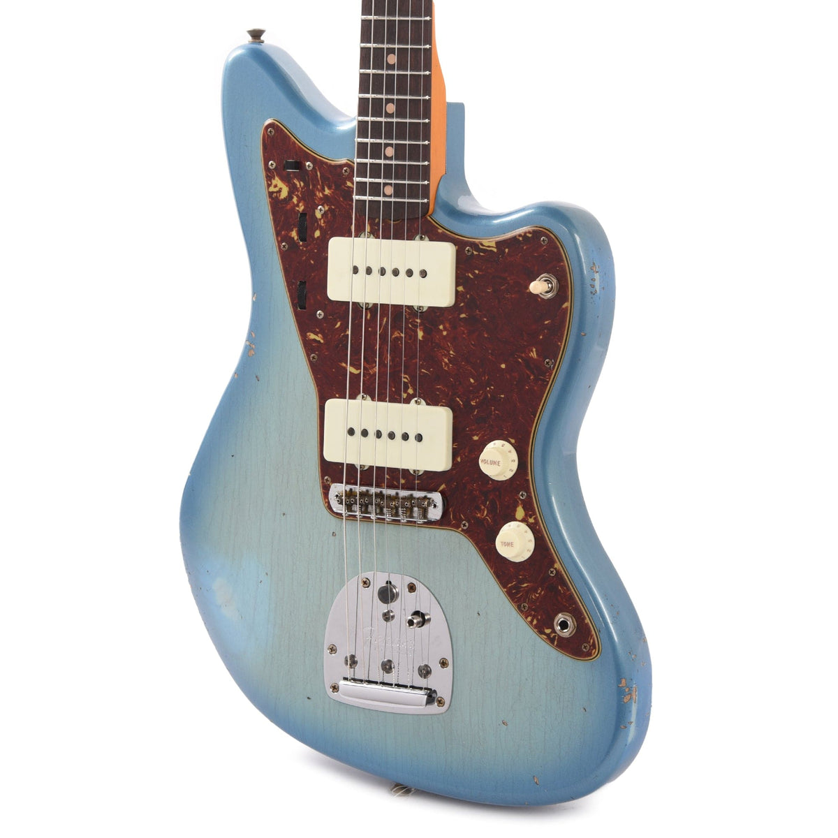 Fender Custom Shop 1962 Jazzmaster Ash "Chicago Special" Relic Super Aged Trans Daphne Blue w/Lake Placid Blue Burst Electric Guitars / Solid Body