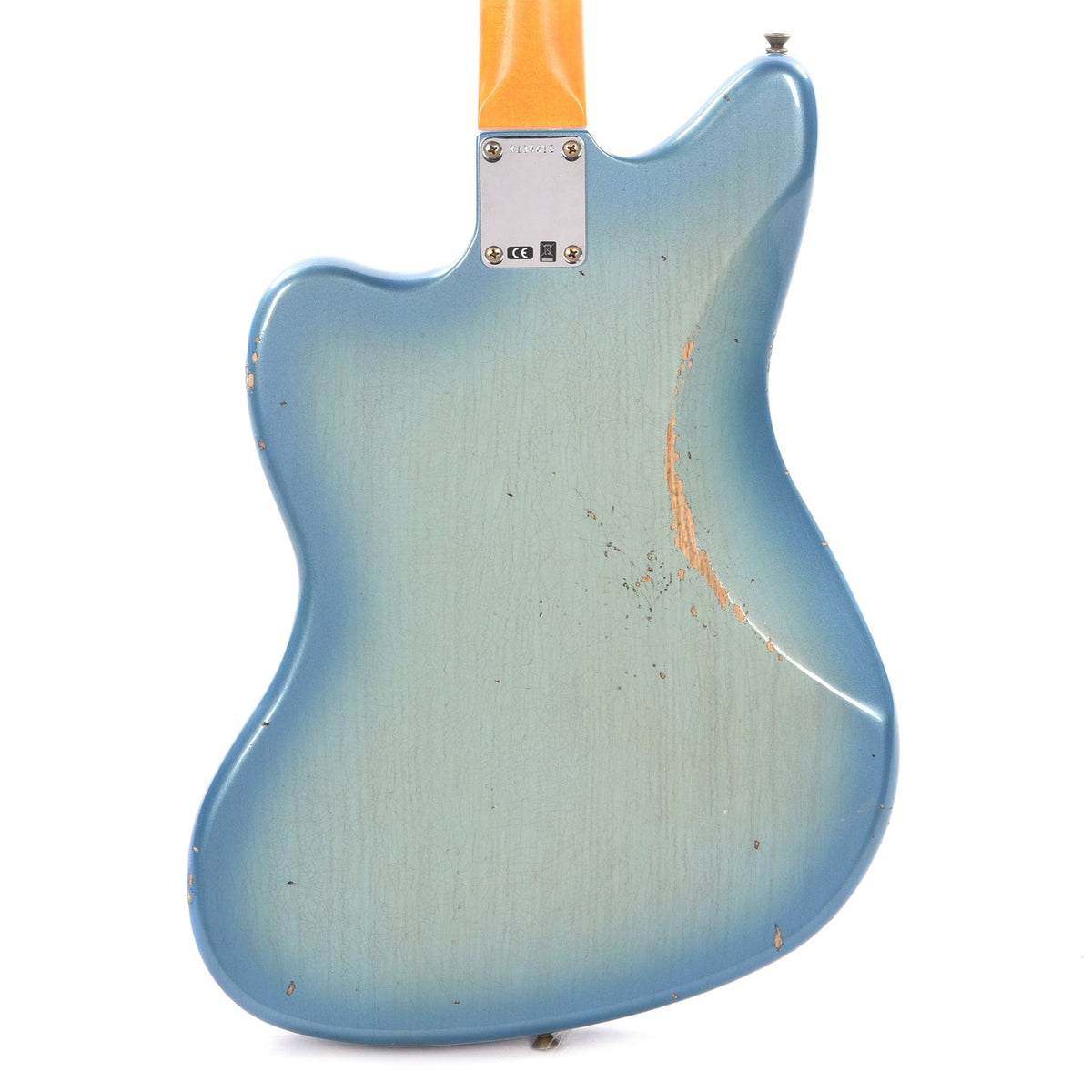 Fender Custom Shop 1962 Jazzmaster Ash "Chicago Special" Relic Super Aged Trans Daphne Blue w/Lake Placid Blue Burst Electric Guitars / Solid Body