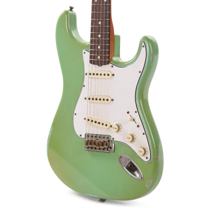 Fender Custom Shop 1962 Stratocaster Journeyman Super Faded Aged Nicotine Sea Foam Green Master Built by Vincent Van Trigt Electric Guitars / Solid Body