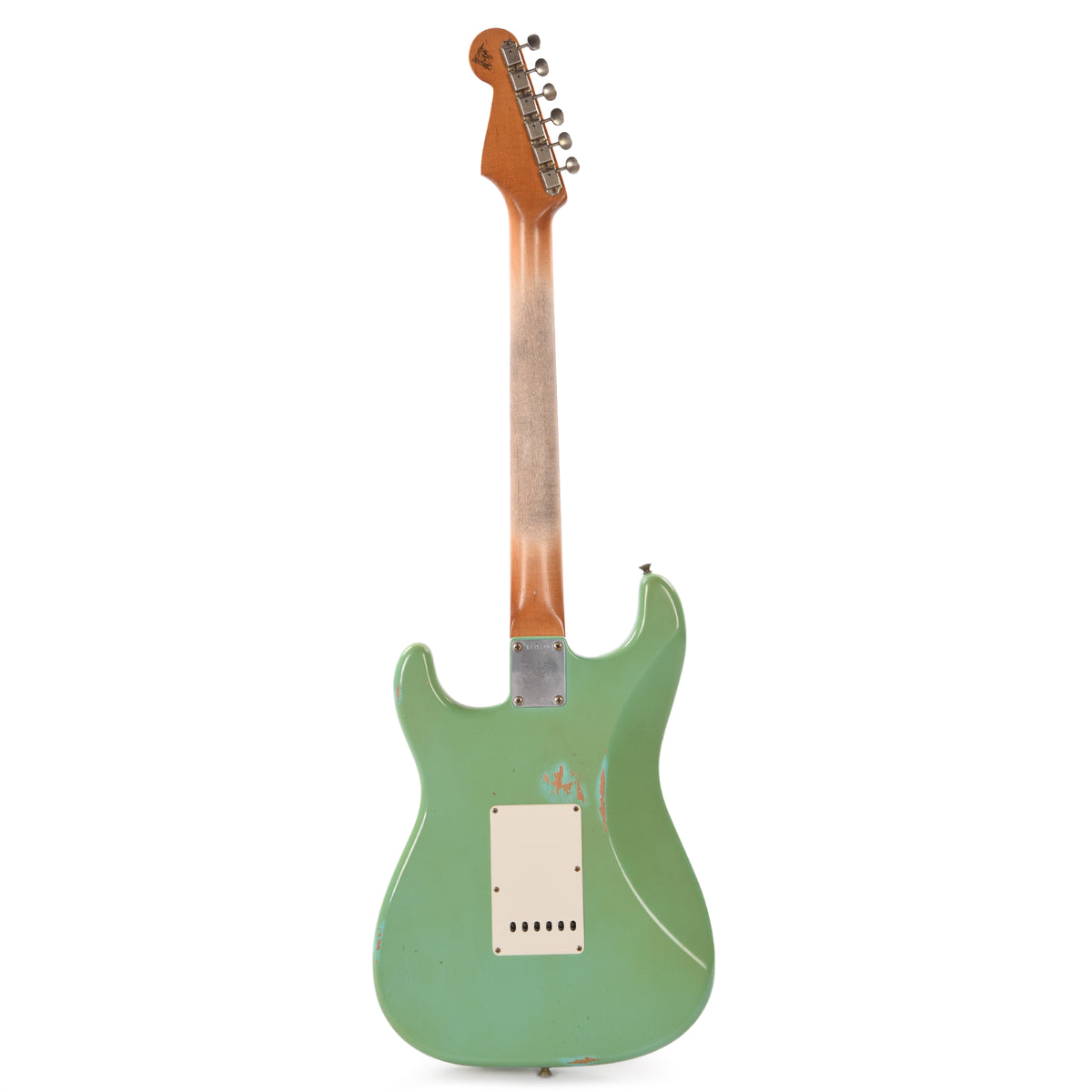 Fender Custom Shop 1962 Stratocaster Journeyman Super Faded Aged Nicotine Sea Foam Green Master Built by Vincent Van Trigt Electric Guitars / Solid Body