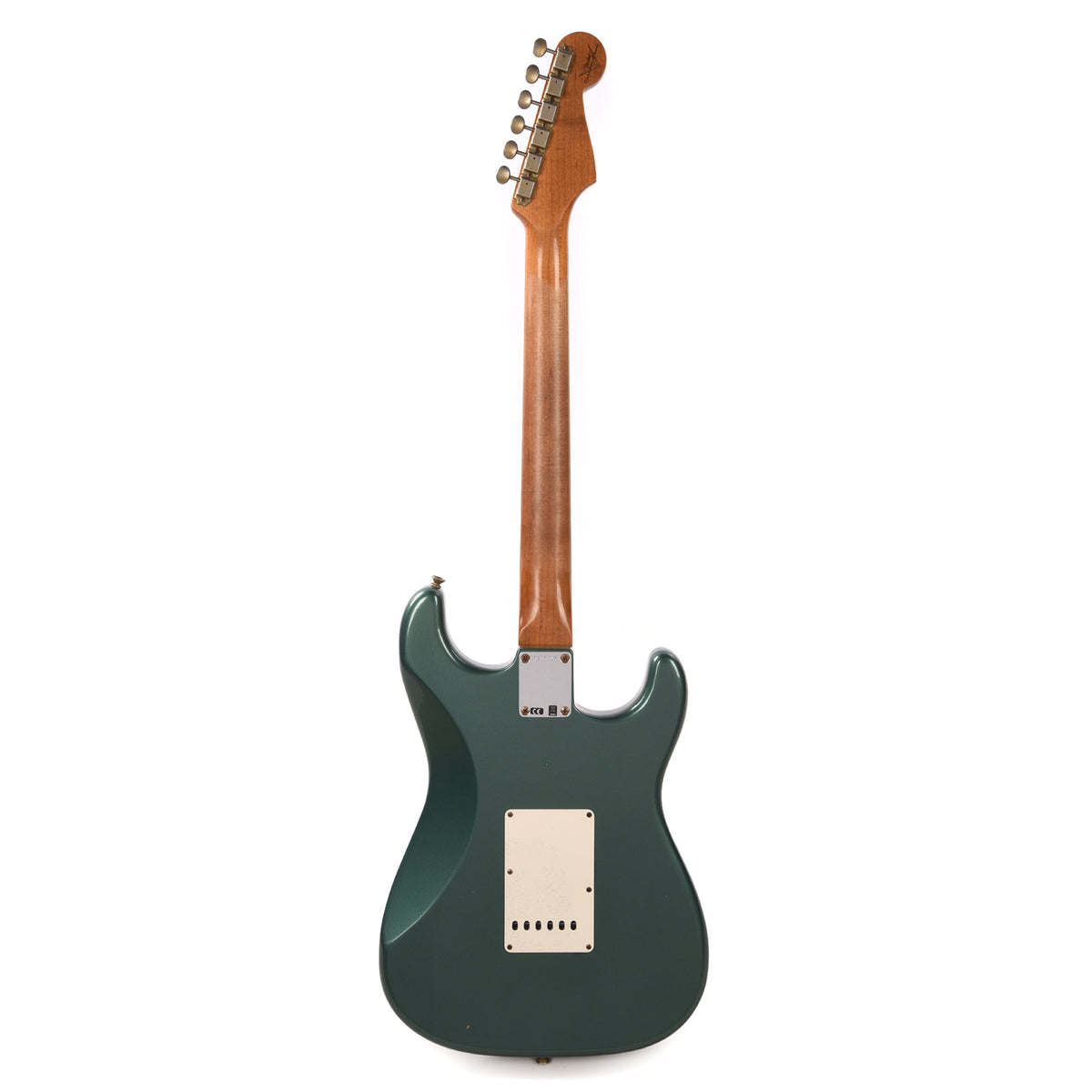 Fender Custom Shop 1965 Stratocaster "Chicago Special" Journeyman Relic RW Aged Sherwood Green Metallic LEFTY w/Roasted Bound Neck Electric Guitars / Solid Body