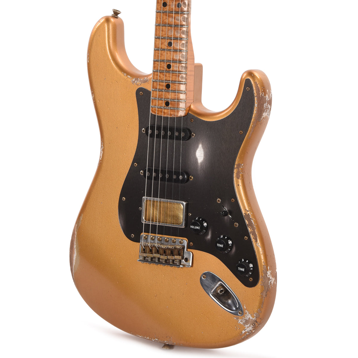 Fender Custom Shop 1966 Stratocaster HSS Relic Faded Sunrise Gold Apprentice Built by Dylan Delpizzo w/Novak GTX-HMB Electric Guitars / Solid Body
