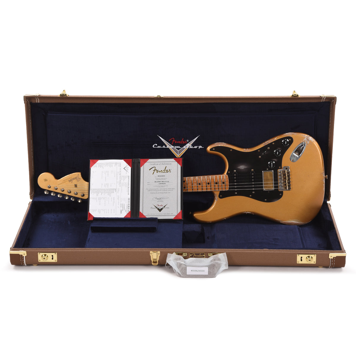 Fender Custom Shop 1966 Stratocaster HSS Relic Faded Sunrise Gold Apprentice Built by Dylan Delpizzo w/Novak GTX-HMB Electric Guitars / Solid Body