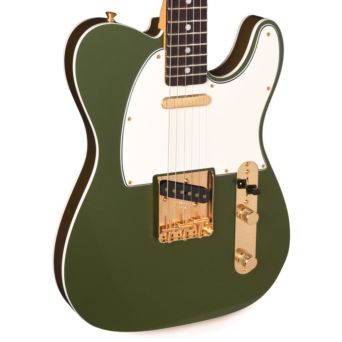 Fender Custom Shop 1968 Custom Telecaster "Chicago Special" NOS Aged Cadillac Green Top & Back w/Aztec Gold Side Electric Guitars / Solid Body