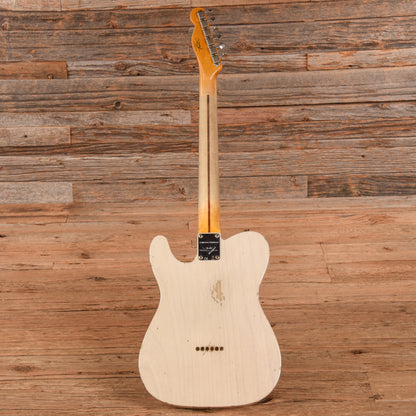 Fender Custom Shop '52 Telecaster Relic Aged White Blonde Electric Guitars / Solid Body