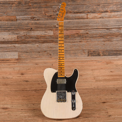 Fender Custom Shop '52 Telecaster Relic Aged White Blonde Electric Guitars / Solid Body