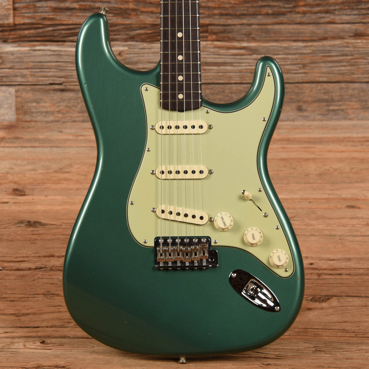 Fender Custom Shop '60 Reissue Stratocaster Journeyman Relic Sherwood Green Metallic 2021 Electric Guitars / Solid Body