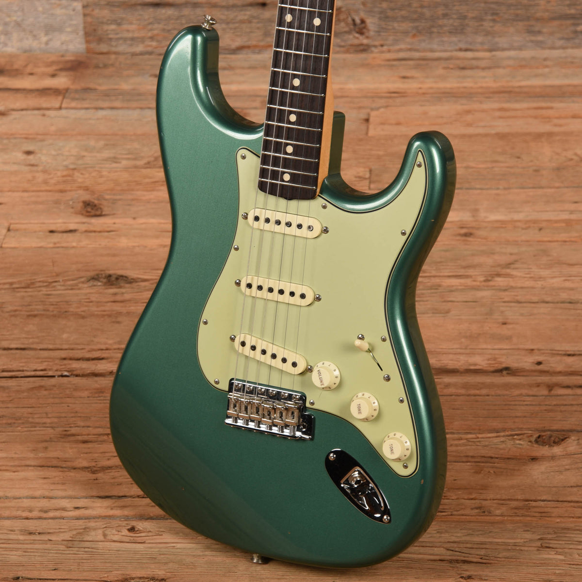 Fender Custom Shop '60 Reissue Stratocaster Journeyman Relic Sherwood Green Metallic 2021 Electric Guitars / Solid Body