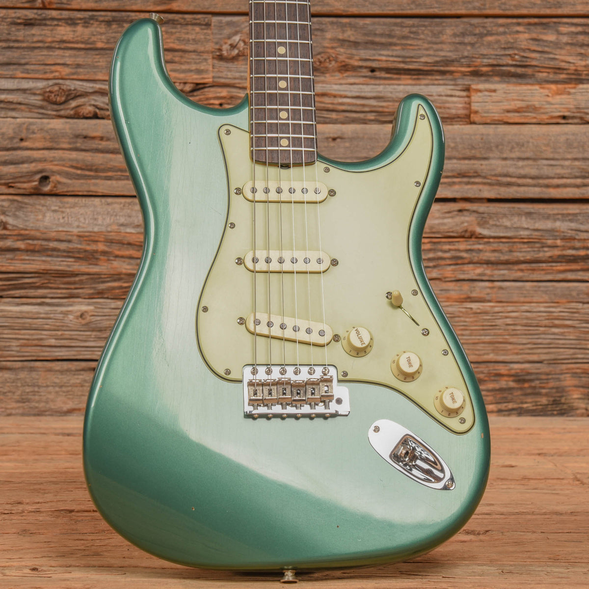 Fender Custom Shop '60 Reissue Stratocaster Journeyman Relic Sherwood Green Metallic 2021 Electric Guitars / Solid Body