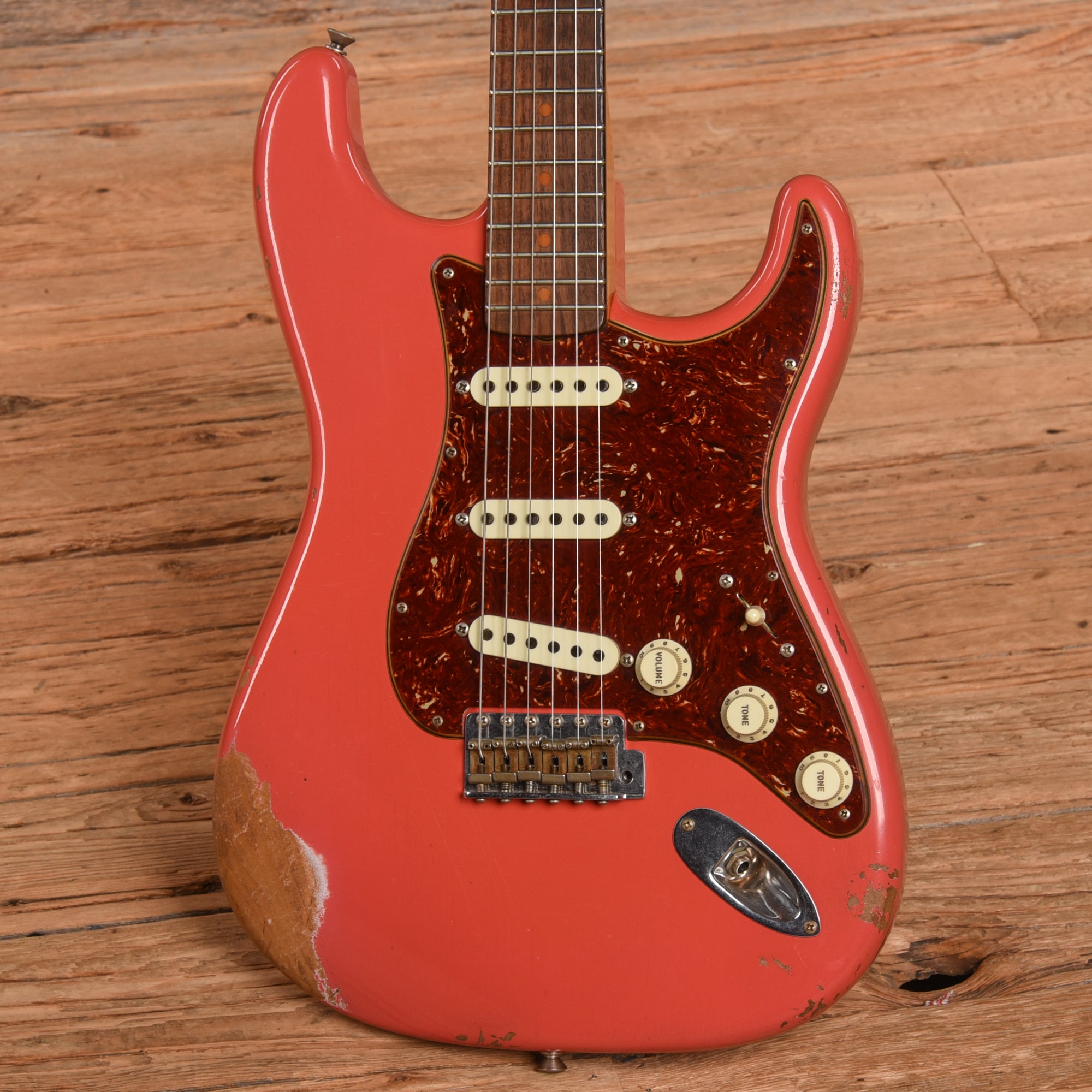 Fender Custom Shop '60 Roasted Stratocaster Relic Fiesta Red 2018 Electric Guitars / Solid Body