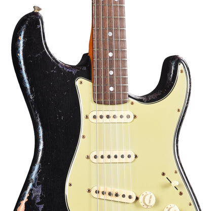Fender Custom Shop '60s Stratocaster Black over Chameleon Heavy Relic Master Built by Dale Wilson w/Josefina Hand-Wound PIckups Electric Guitars / Solid Body