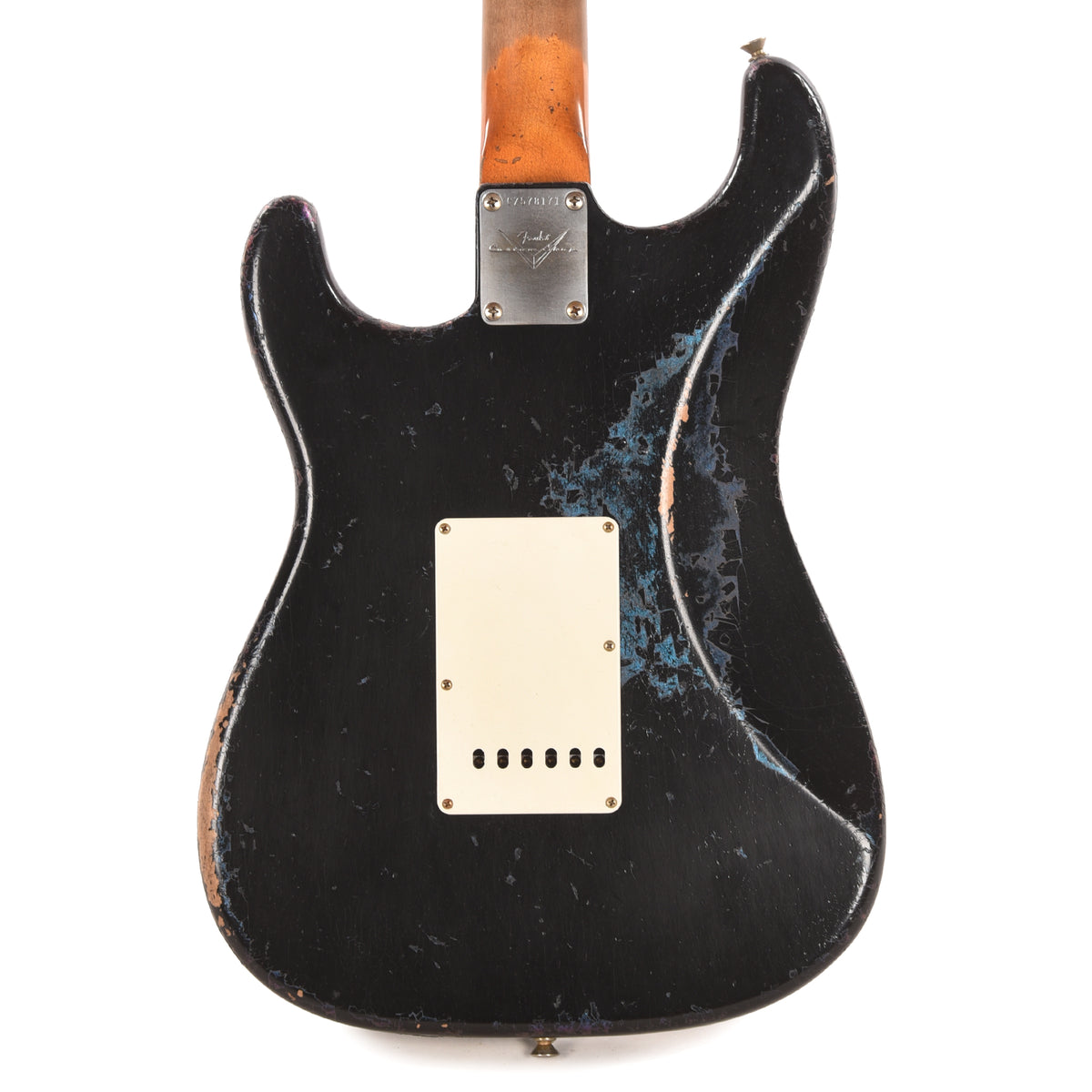 Fender Custom Shop '60s Stratocaster Black over Chameleon Heavy Relic Master Built by Dale Wilson w/Josefina Hand-Wound PIckups Electric Guitars / Solid Body