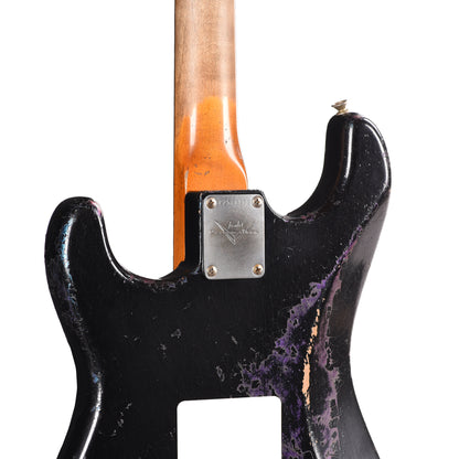 Fender Custom Shop '60s Stratocaster Black over Chameleon Heavy Relic Master Built by Dale Wilson w/Josefina Hand-Wound PIckups Electric Guitars / Solid Body
