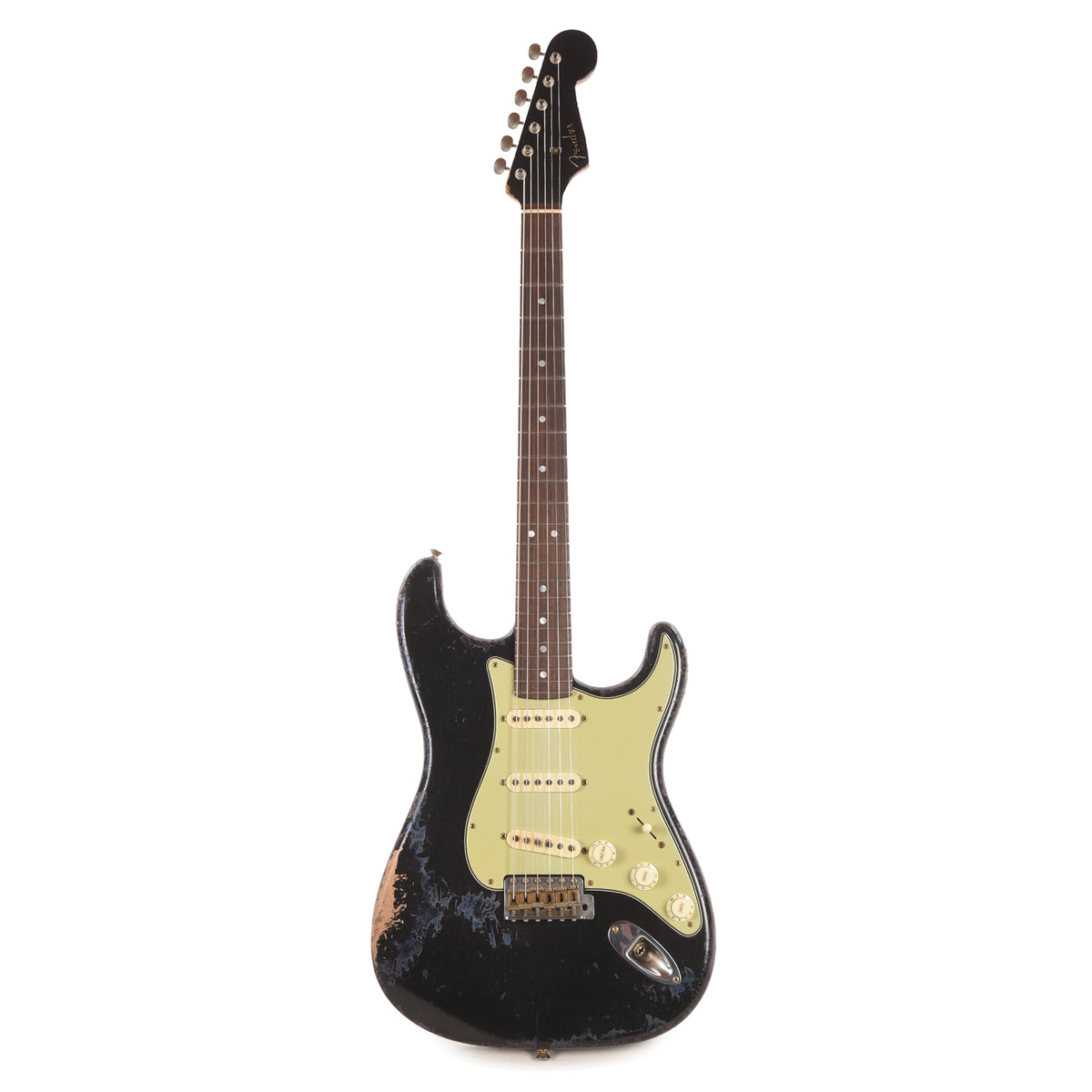 Fender Custom Shop '60s Stratocaster Black over Chameleon Heavy Relic Master Built by Dale Wilson w/Josefina Hand-Wound PIckups Electric Guitars / Solid Body