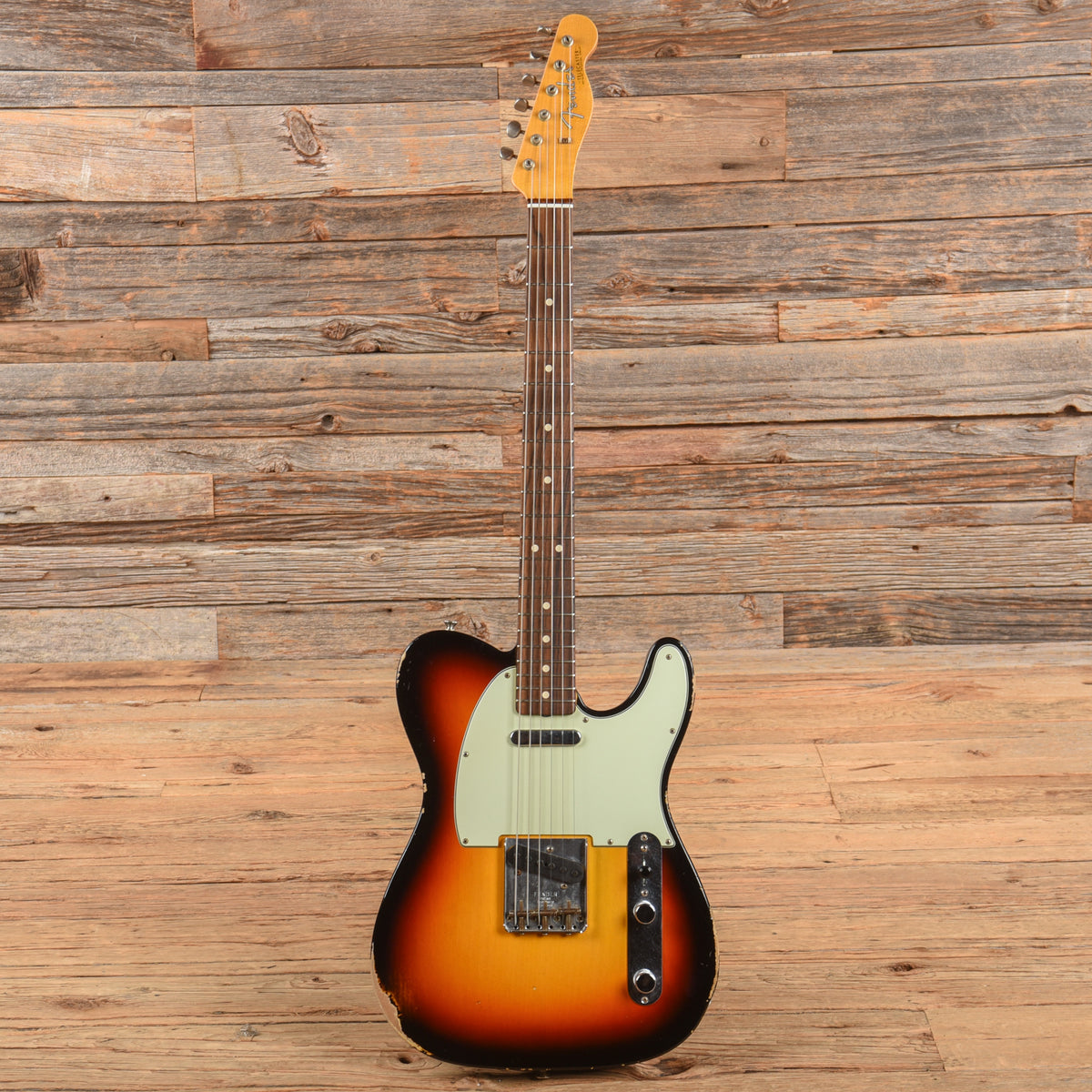 Fender Custom Shop '63 Telecaster Relic Sunburst 2017 Electric Guitars / Solid Body