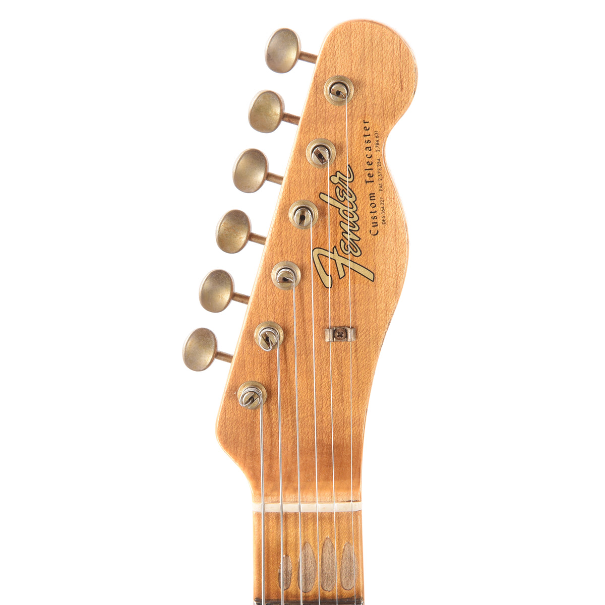 Fender Custom Shop '65 Telecaster Custom Heavy Relic Aged Lake Placid Blue Electric Guitars / Solid Body