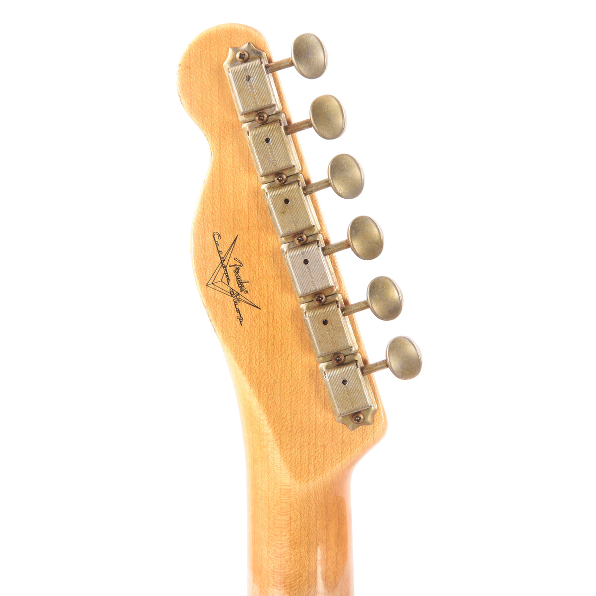 Fender Custom Shop '65 Telecaster Custom Heavy Relic Aged Lake Placid Blue Electric Guitars / Solid Body