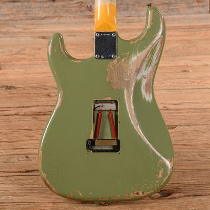 Fender Custom Shop Alley Cat Stratocaster Relic Green 2021 Electric Guitars / Solid Body