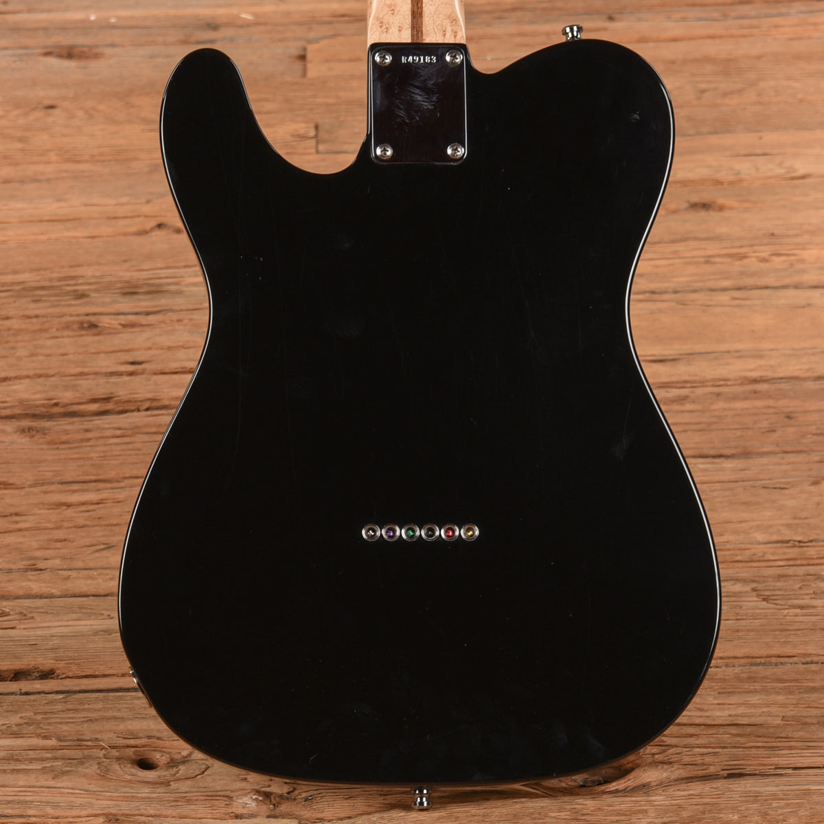 Fender Custom Shop Custom Deluxe Telecaster Black Electric Guitars / Solid Body