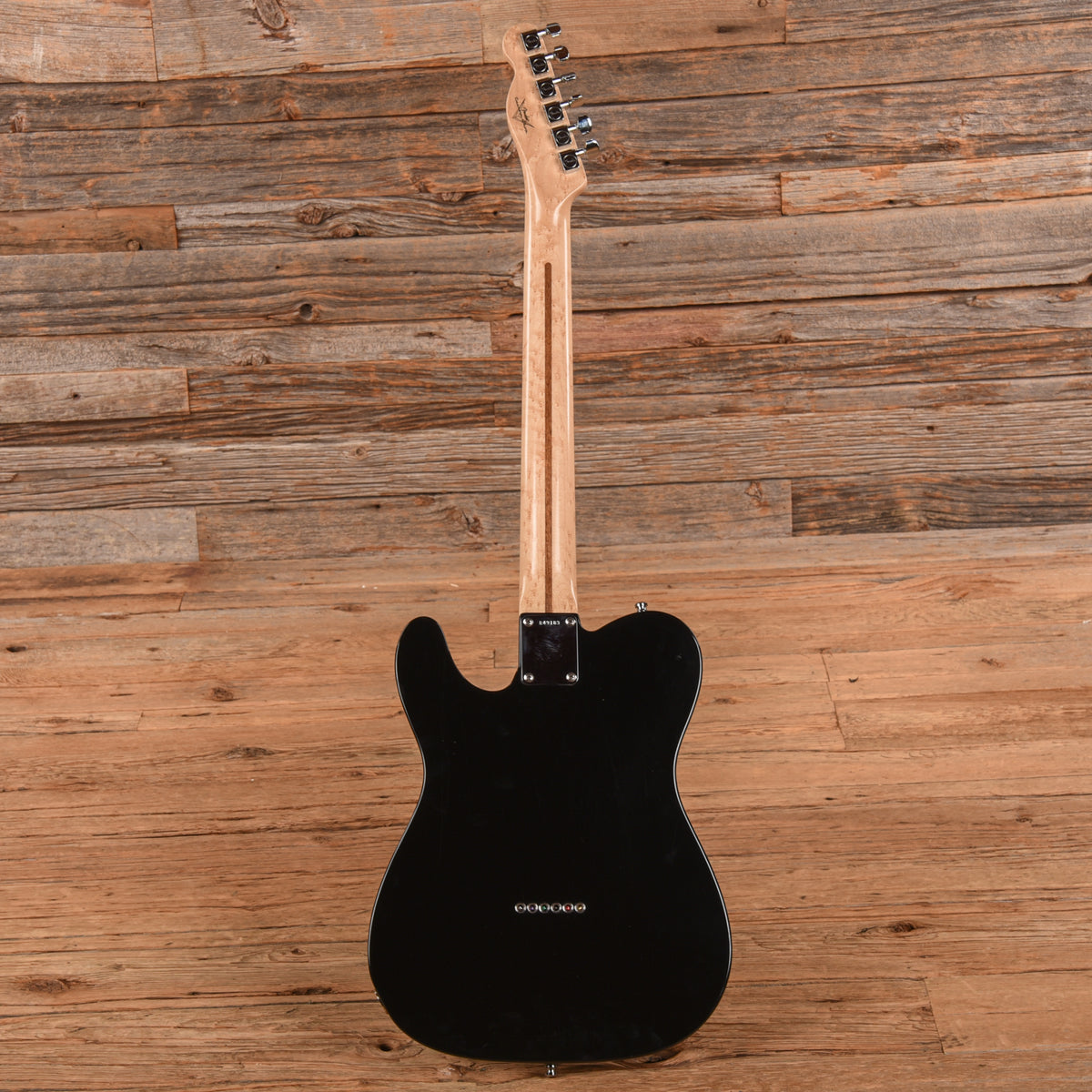 Fender Custom Shop Custom Deluxe Telecaster Black Electric Guitars / Solid Body