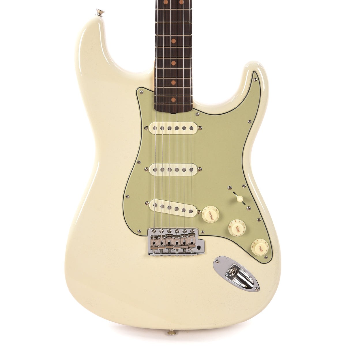 Fender Custom Shop Limited Edition 1964 L-Series Stratocaster NOS Super Aged Olympic White Electric Guitars / Solid Body