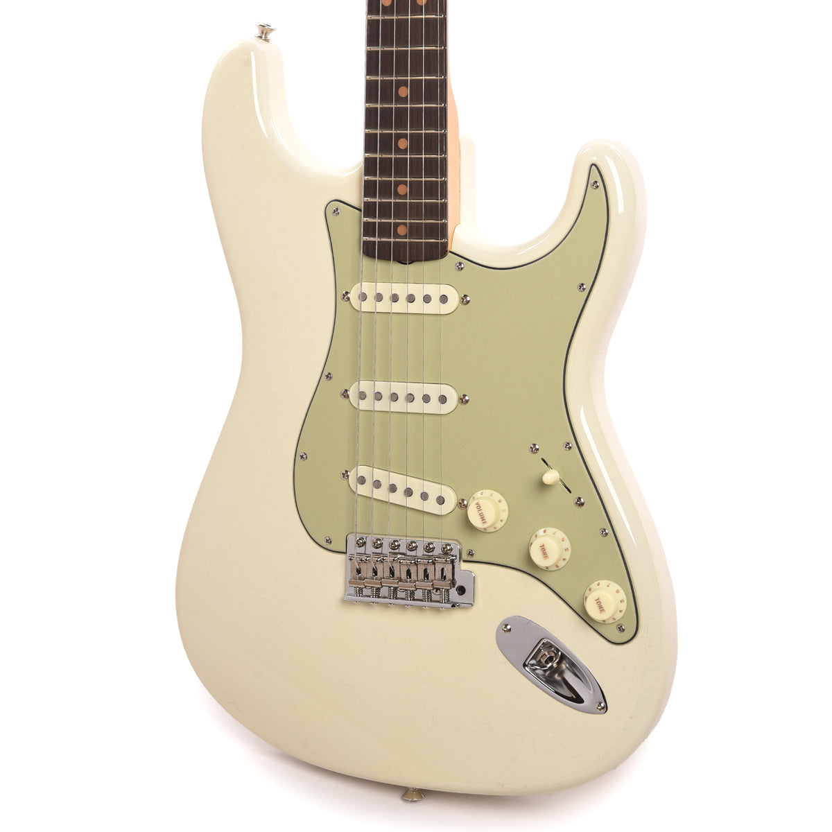 Fender Custom Shop Limited Edition 1964 L-Series Stratocaster NOS Super Aged Olympic White Electric Guitars / Solid Body